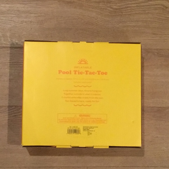 Inflatable Pool Tic-Tac-Toe Game - Picture 3 of 3